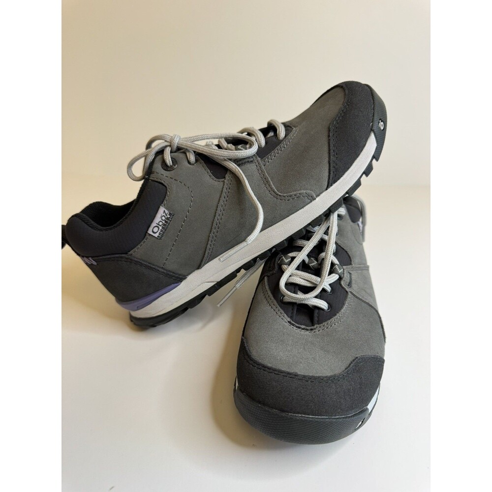 Oboz Women's Emma Low Charcoal Sportstyle Hiking Shoes Size 7